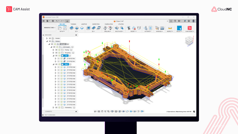 30 дневен безплатен тест CAM Assist за Siemens NX CAM