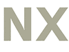 nx logo grey